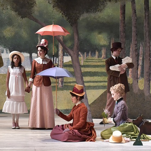 Photo of the Company of <i>Sunday ithe the Park with George</i> at The Huntington